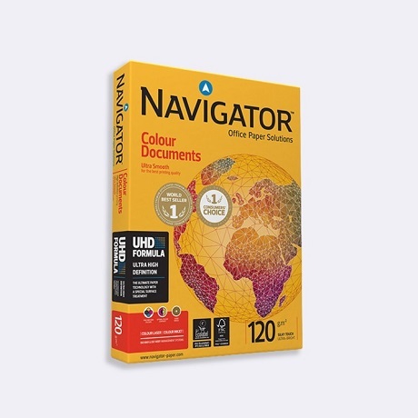 Navigator Colour Documents 120g 21x29,7 CA 8x250FL Branco