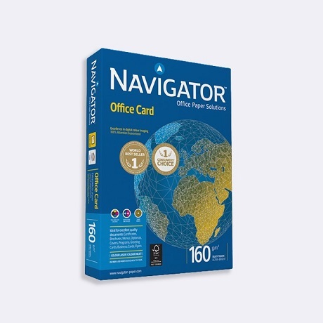Navigator Office Card 160g 42x29,7 CA 1250FL Branco