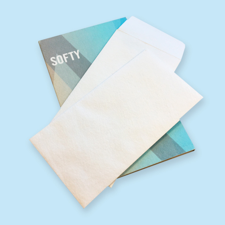 Envelopes Softy 120g-17x17cm-250UN-Branco