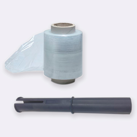 Dispensador de filme Manual para rolo 50 cm - PVC PRETO